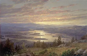 Lake Squam from Red Hill by William Trost Richards Oil Painting