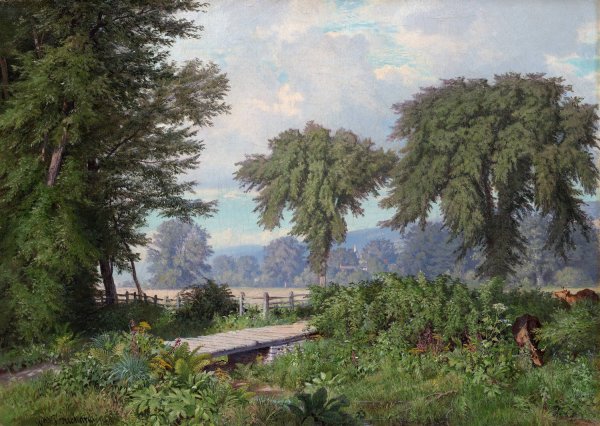 Main Product Photo of Landscape  Painting by William Trost Richards