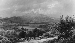 Mount Chocorua and Lake by William Trost Richards - Oil Painting Reproduction