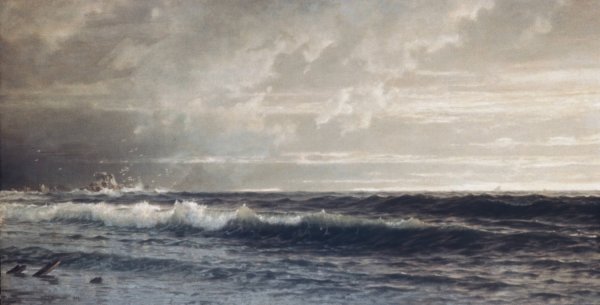 Main Product Photo of Near Land's End, Cornwall  Painting by William Trost Richards