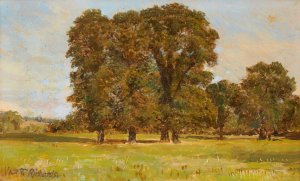 Near Salisbury, England by William Trost Richards Oil Painting