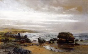 New England Coast by William Trost Richards Oil Painting