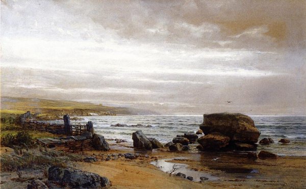Main Product Photo of New England Coast Painting by William Trost Richards