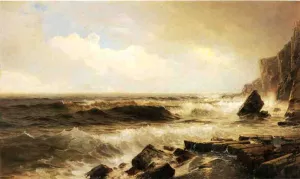 New England Seascape by William Trost Richards - Oil Painting Reproduction