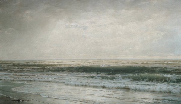 Main Product Photo of New Jersey Beach  Painting by William Trost Richards