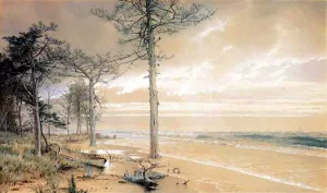Off Atlantic City by William Trost Richards Oil Painting