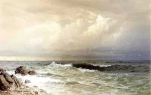 Off the Coast of Rhode Island Oil painting by William Trost Richards