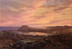 Old Fort at Conanicut, Rhode Island by William Trost Richards Oil Painting