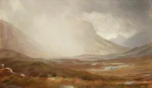 Passing Storm, Isle of Skye, Scotland by William Trost Richards Oil Painting