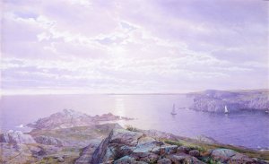 Rocky Cove by William Trost Richards Oil Painting