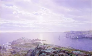 Rocky Cove Oil painting by William Trost Richards