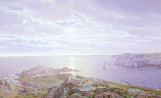 Main Product Photo of Rocky Cove Painting by William Trost Richards