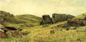 Rocky Hillside by William Trost Richards Oil Painting