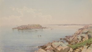 Scene on Narragansett Bay  by William Trost Richards Oil Painting