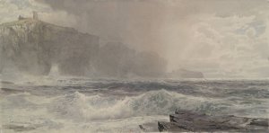 Sea and Cliffs by William Trost Richards Oil Painting