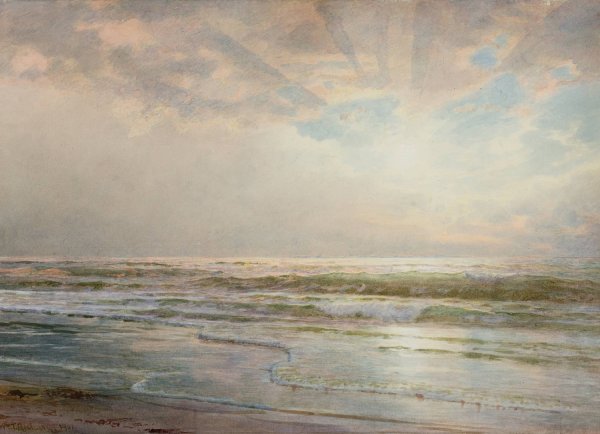 Main Product Photo of Seascape  Painting by William Trost Richards