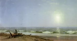 Sunlight on the Shore by William Trost Richards Oil Painting