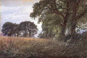 Tennysons Farm, Farmington, Isle of Wight by William Trost Richards Oil Painting