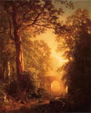 The Arched Bridge by William Trost Richards Oil Painting