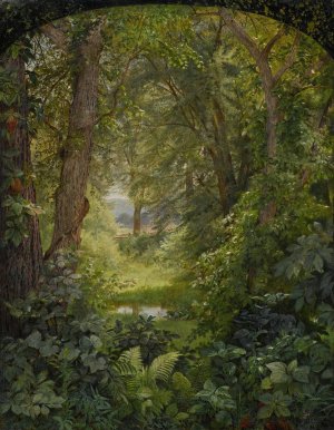 Woodland Landscape by William Trost Richards Oil Painting