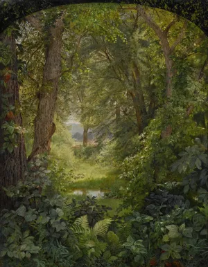 Woodland Landscape by William Trost Richards Oil Painting