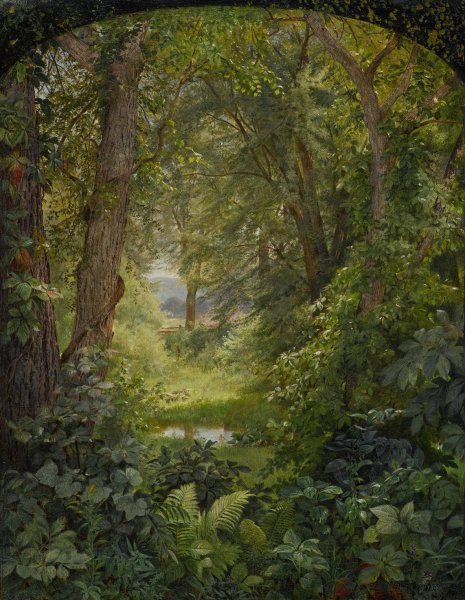 Main Product Photo of Woodland Landscape  Painting by William Trost Richards