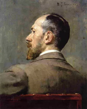 Portrait of Robert Gordon Hardie by William Turner Dannat Oil Painting