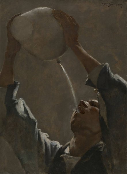 Study for 'An Aragonese Smuggler' by William Turner Dannat - Hand-Painted Oil Painting Reproduction