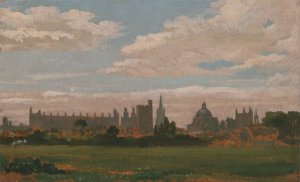 A View of Oxford by William Turner Of Oxford Oil Painting