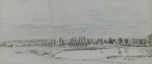 Extensive Landscape with a Pond by William Turner Of Oxford Oil Painting