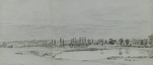 Main Product Photo of Extensive Landscape with a Pond Painting by William Turner Of Oxford