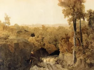 In the Forest of Wychwood by William Turner Of Oxford - Oil Painting Reproduction