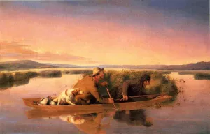 Duck Hunters on the Hoboken Marshes by William Tylee Ranney - Oil Painting Reproduction