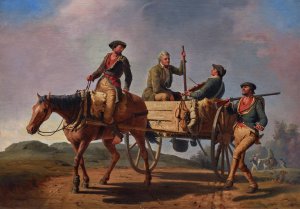 Veterans of 1776 Returning from the War by William Tylee Ranney Oil Painting