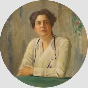 Lillian D. Wald by William Valentine Schevill Oil Painting