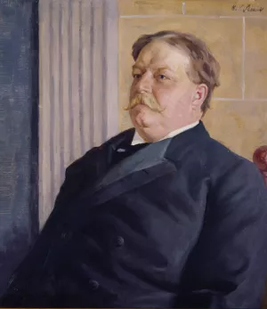 William Howard Taft by William Valentine Schevill Oil Painting