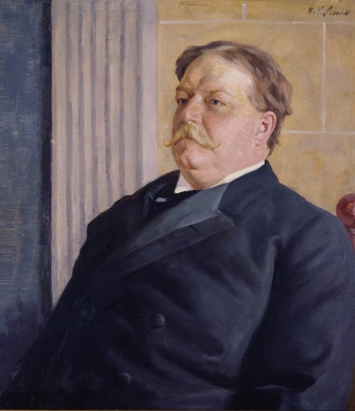 William Howard Taft by William Valentine Schevill - Hand-Painted Oil Painting Reproduction