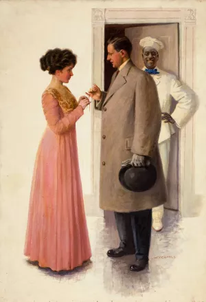 Don't Forget! by William Vincent Cahill Oil Painting