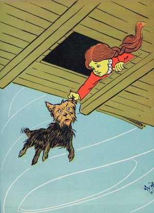 She caught Toto by the ear by William Wallace Denslow Oil Painting