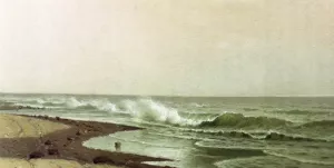 Coastal Scene, New Jersey by William Weisman Oil Painting