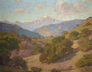 Mount San Antonio by William Wendt Oil Painting