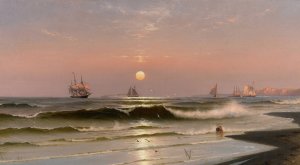 Incoming Tide by William Wilson Cowell Oil Painting