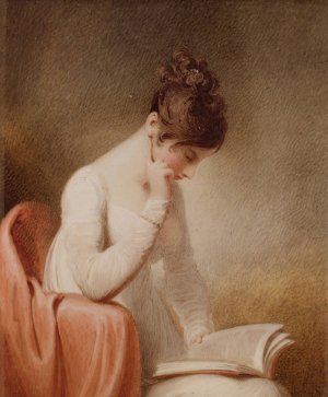 An Interesting Story by William Wood Oil Painting