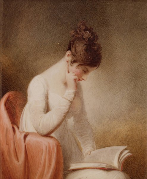 An Interesting Story  by William Wood - Hand-Painted Oil Painting Reproduction