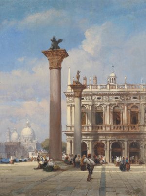 Venezia Piazza San Marco by William Wyld Oil Painting