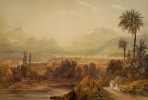 View of Thebes by Williams Hugh William Oil Painting