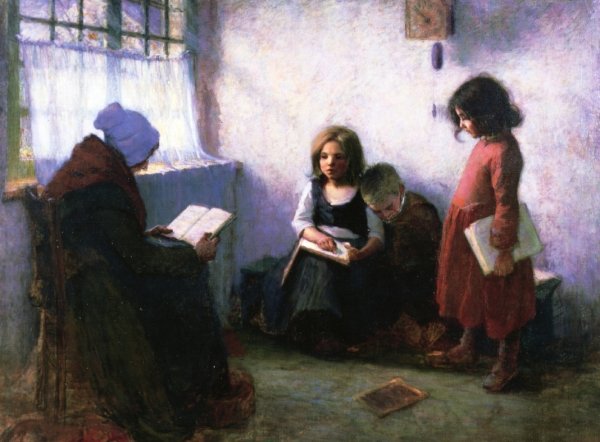 En Penitence by Willie Betty Newman - Hand-Painted Oil Painting Reproduction