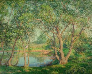 Hidden Lake by Wilson Henry Irvine Oil Painting