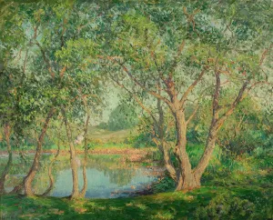Hidden Lake by Wilson Henry Irvine Oil Painting