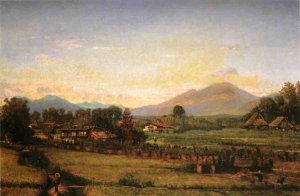 Japanese Landscape by Winckworth Allan Gay Oil Painting